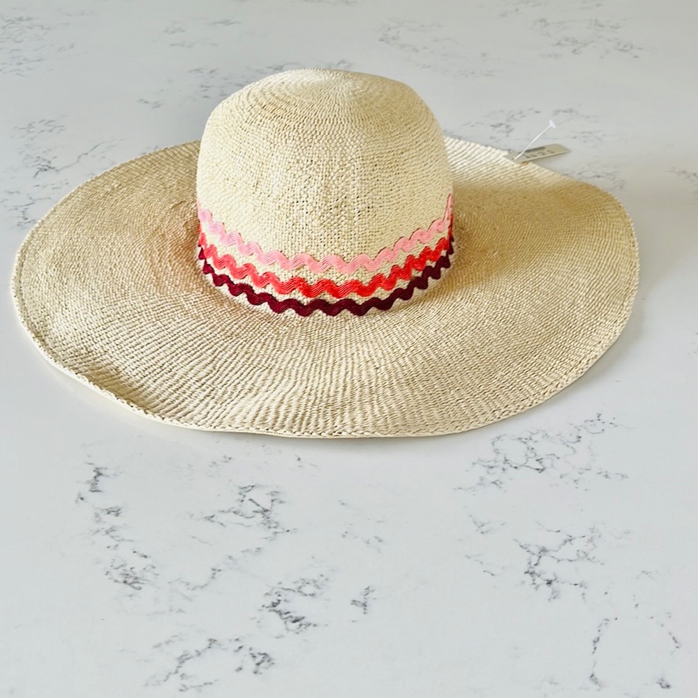 Madewell x Biltmore Rickrack Straw Hat - Picture 1 of 9